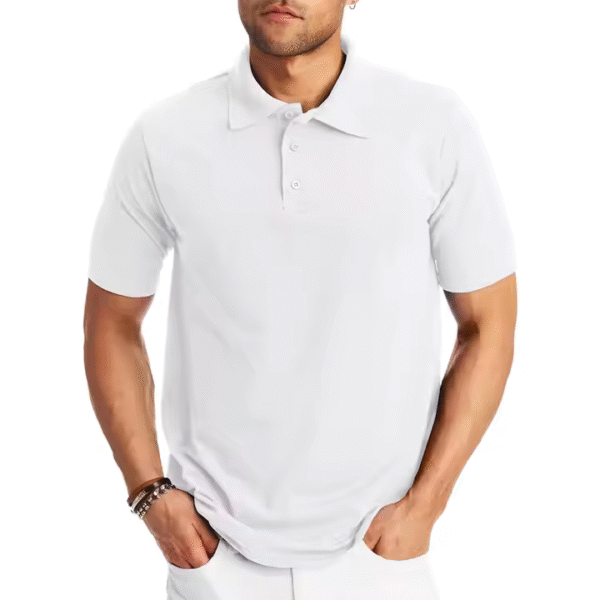 Men's Casual Polo T-Shirt - Image 3