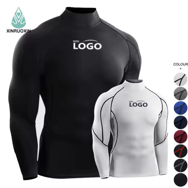 Men’s Long Sleeve Compression Shirt - XINRUOXIN